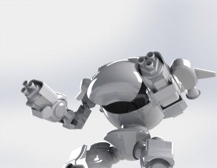 Dva Overwatch concept model Free 3D model_4