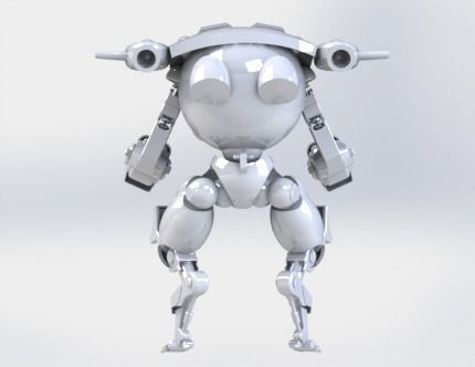 Dva Overwatch concept model Free 3D model_2