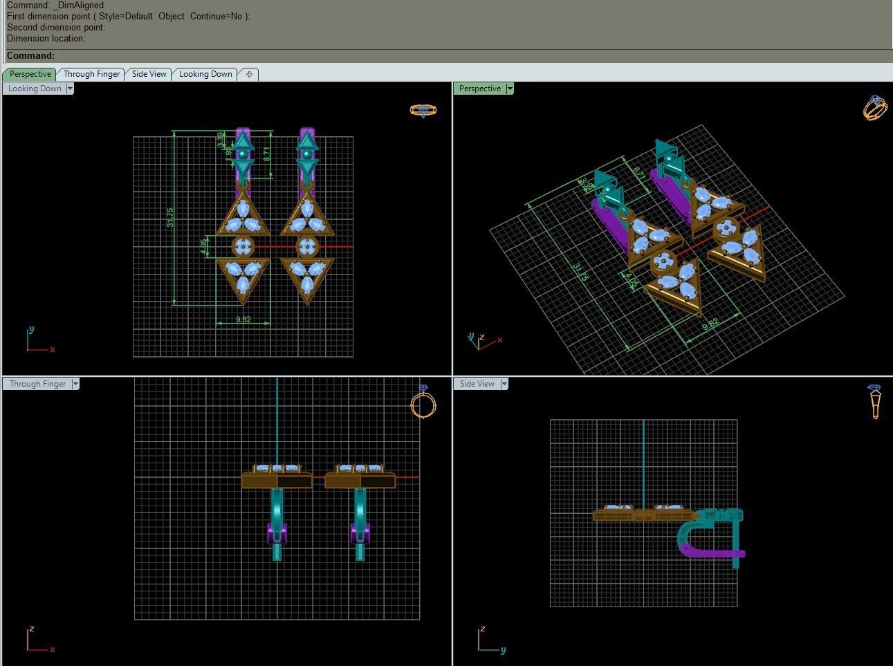 earrings created by matrix gem vision v8 3D print model_7