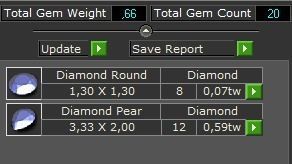 earrings created by matrix gem vision v8 3D print model_4