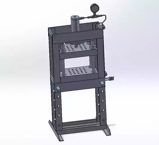 hydraulic punching device for molding