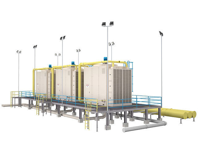 Industrial Air Conditioning 2 3D model