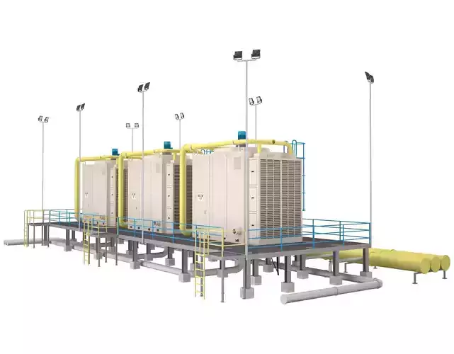 Industrial Air Conditioning 2 3D model