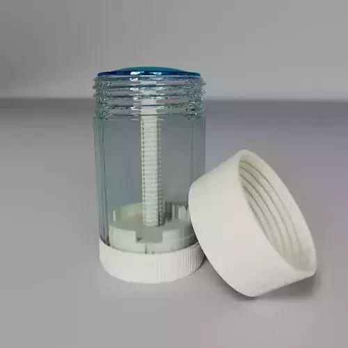 Twist Up Deodorant Vessel 3D print model