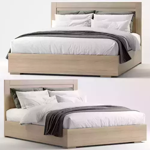 Modern double bed 12