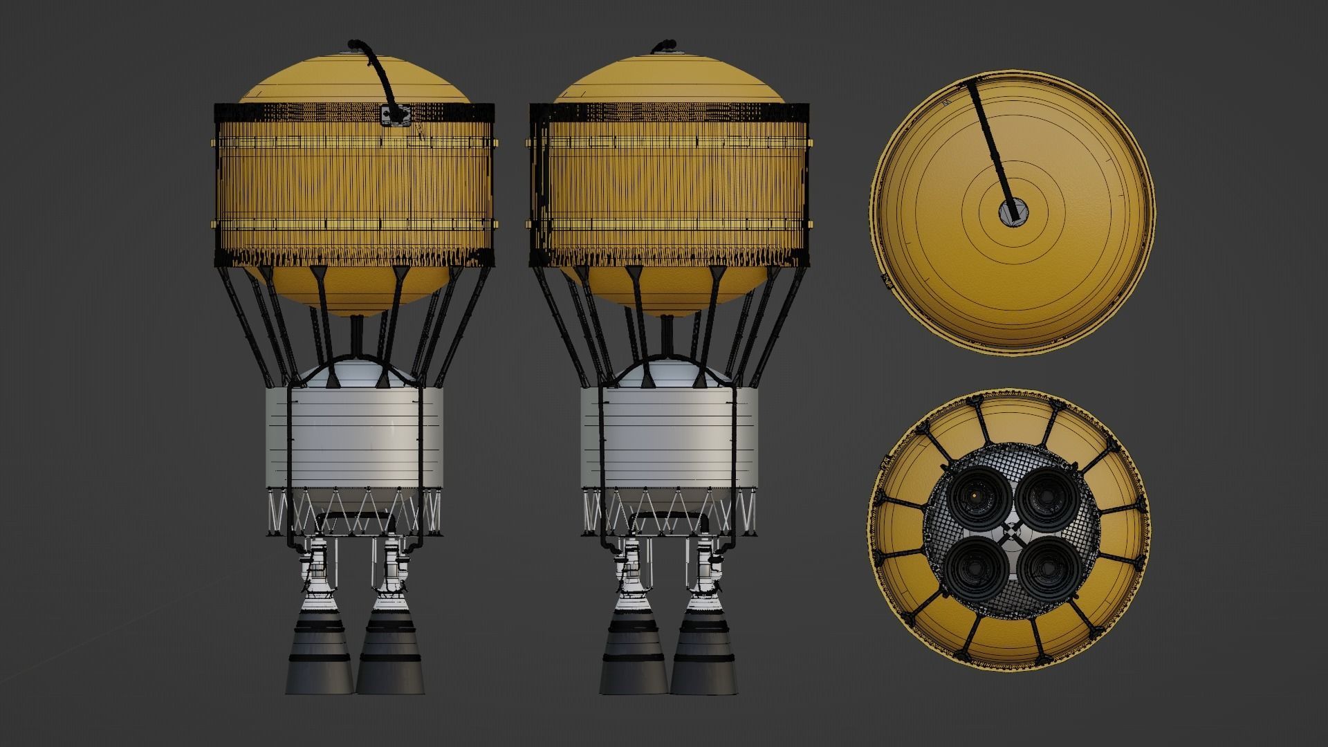 EUS - SLS second stage 3D model_23
