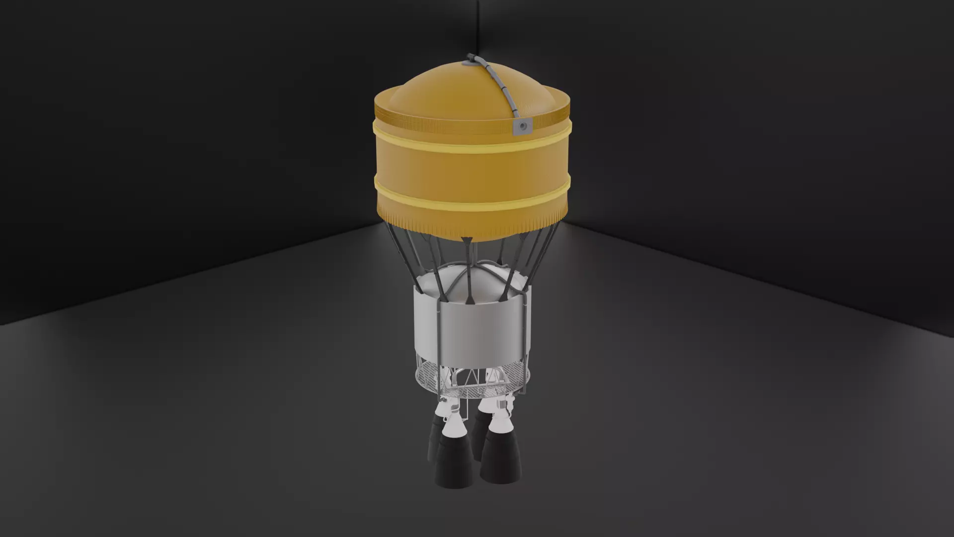 EUS - SLS second stage 3D model_0