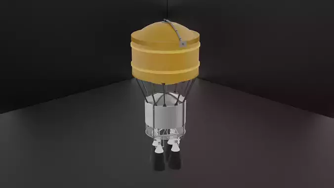 EUS - SLS second stage 3D model