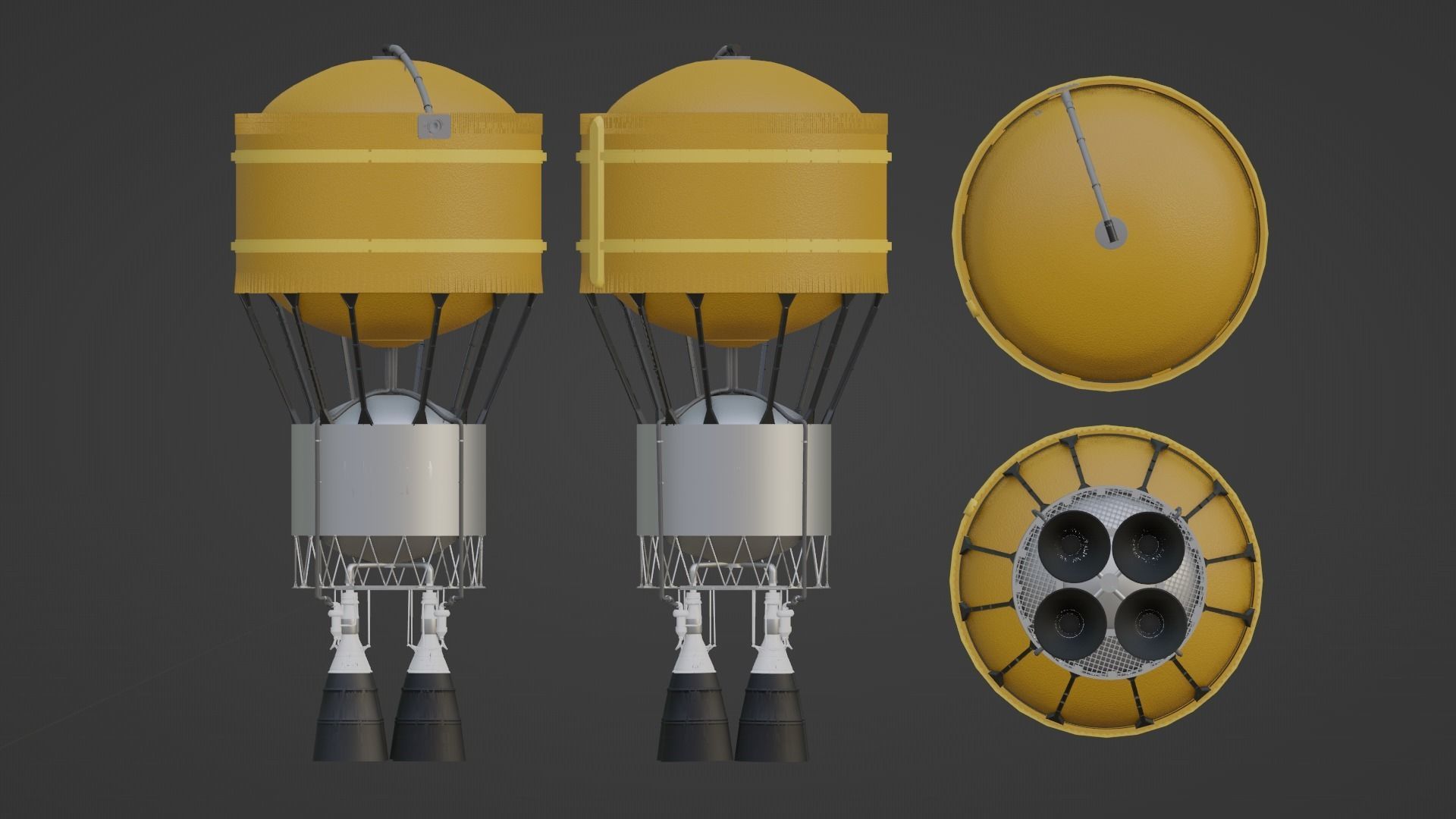 EUS - SLS second stage 3D model_2