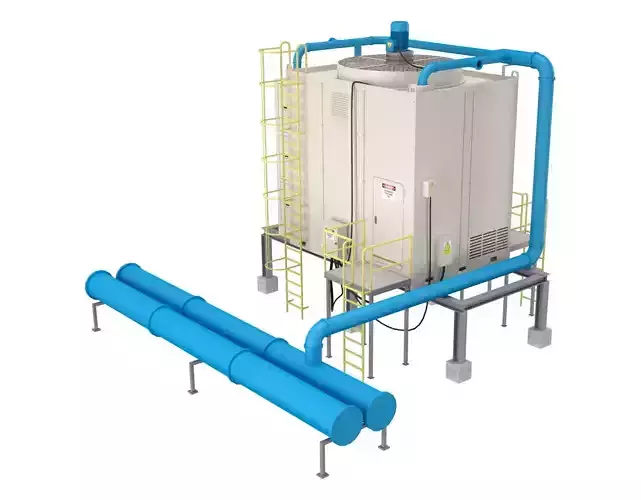 Rooftop Cooling Unit 2 3D model