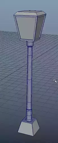 PropMedPolyLantern1001 lamp post