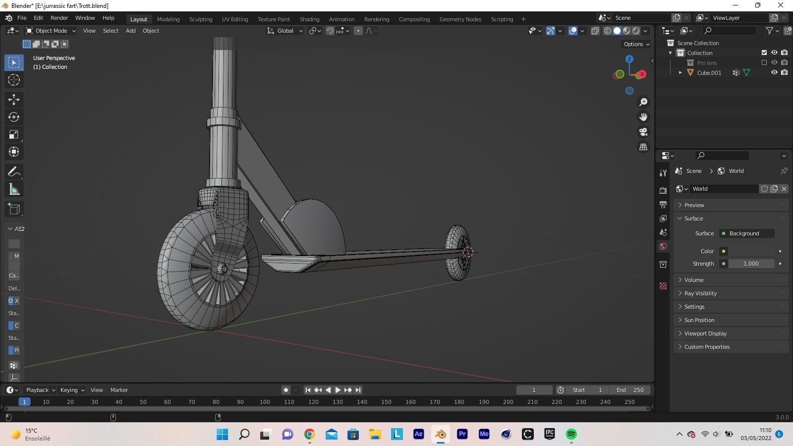 Spider-Man scooter Free low-poly 3D model_4
