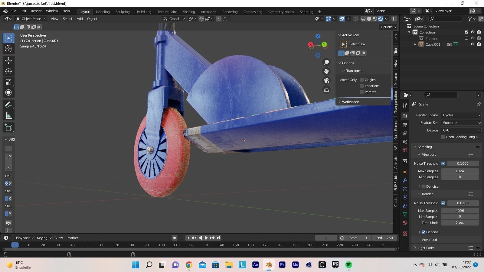 Spider-Man scooter Free low-poly 3D model_1