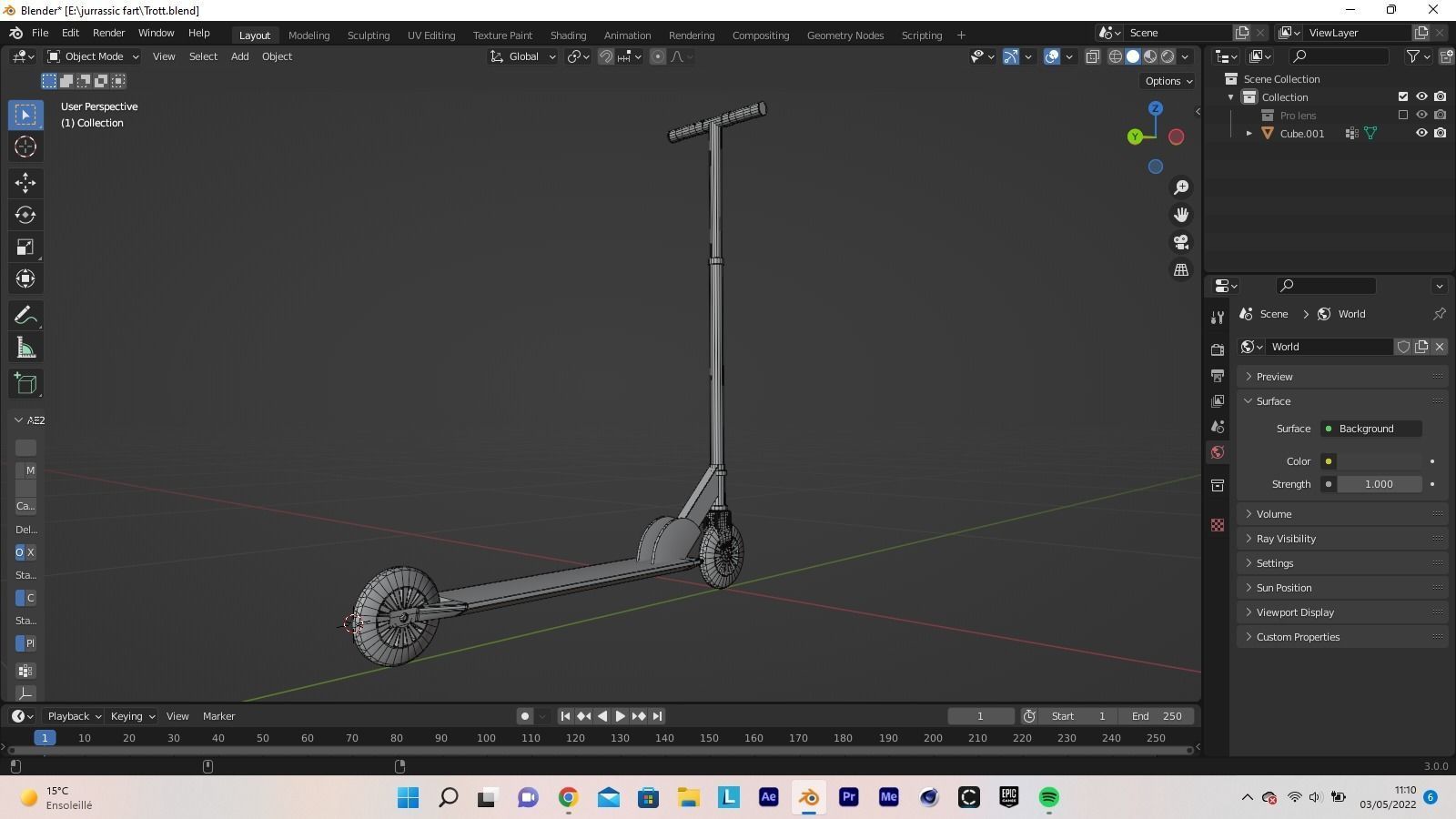 Spider-Man scooter Free low-poly 3D model_6