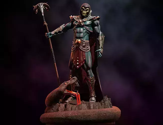 Fanart Skeletor - Masters of the Universe - Statue