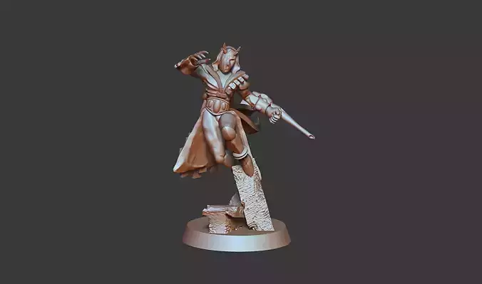 Harlequine Solo artist male  female models PRE-SUPPORTED 3D print model