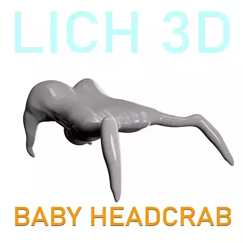 Baby Headcrab STL 3D PRINT 3D print model