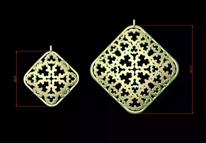 Ultra Vision Earring and Pendant Set