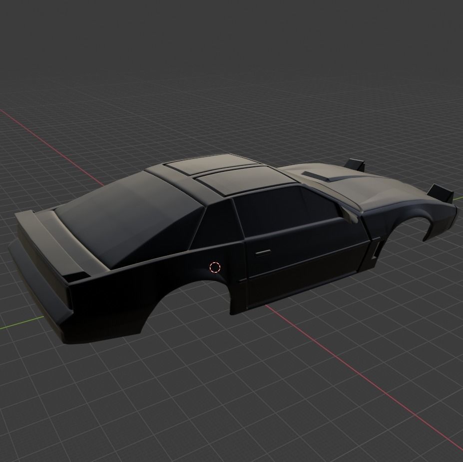 PONTIAC FIREBIRD KITT 1982 Mini-z compatible 3D print model_14