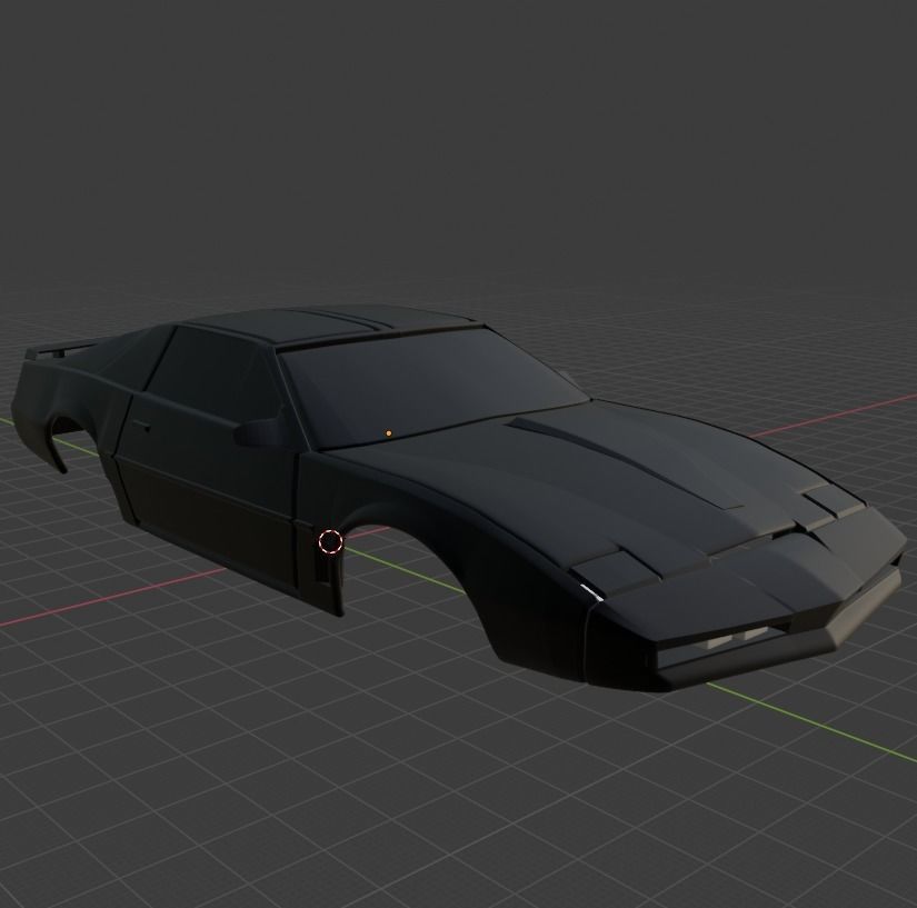 PONTIAC FIREBIRD KITT 1982 Mini-z compatible 3D print model_4