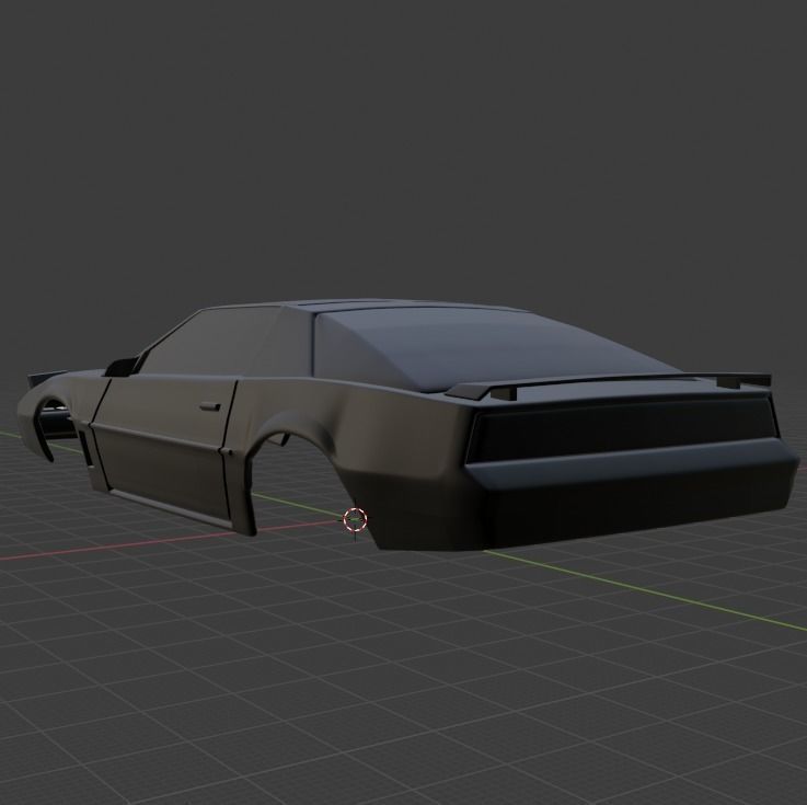 PONTIAC FIREBIRD KITT 1982 Mini-z compatible 3D print model_15