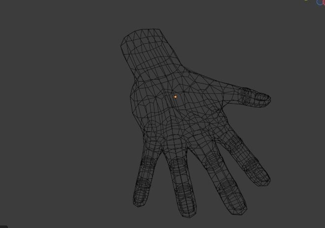 3D HAND MODEL Low-poly 3D model_1