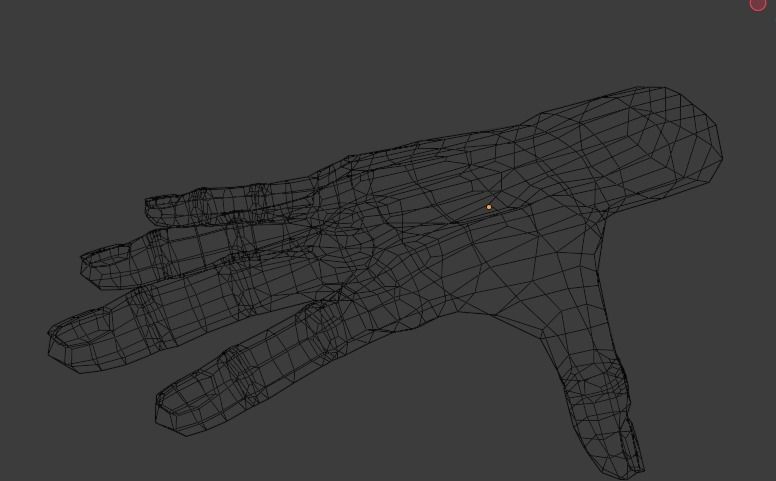 3D HAND MODEL Low-poly 3D model_12