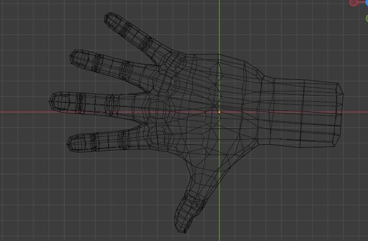 3D HAND MODEL Low-poly 3D model_2