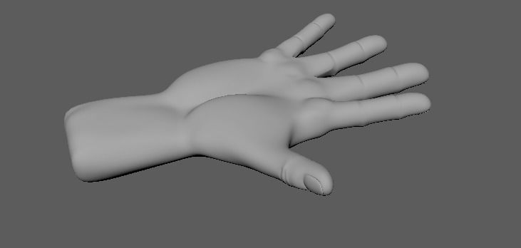 3D HAND MODEL Low-poly 3D model_3