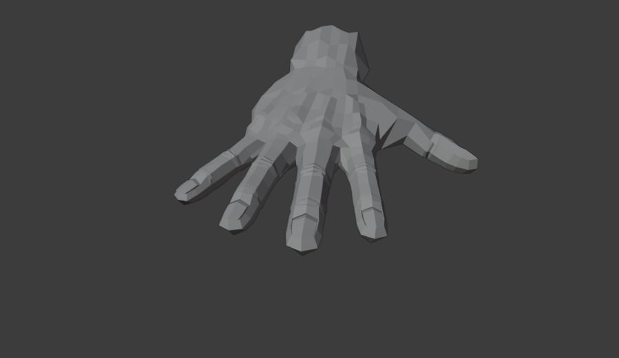 3D HAND MODEL Low-poly 3D model_9