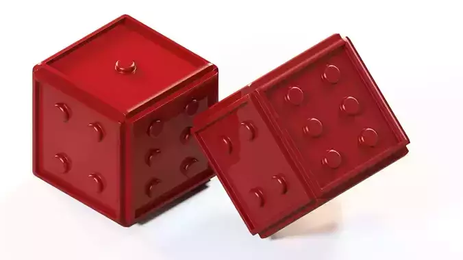 plastic dice