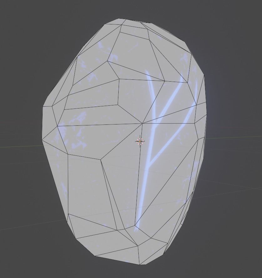 Elder Futhark 24 Runestones Pack Low-poly 3D model_8