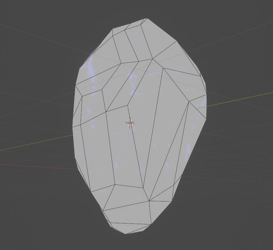 Elder Futhark 24 Runestones Pack Low-poly 3D model_9