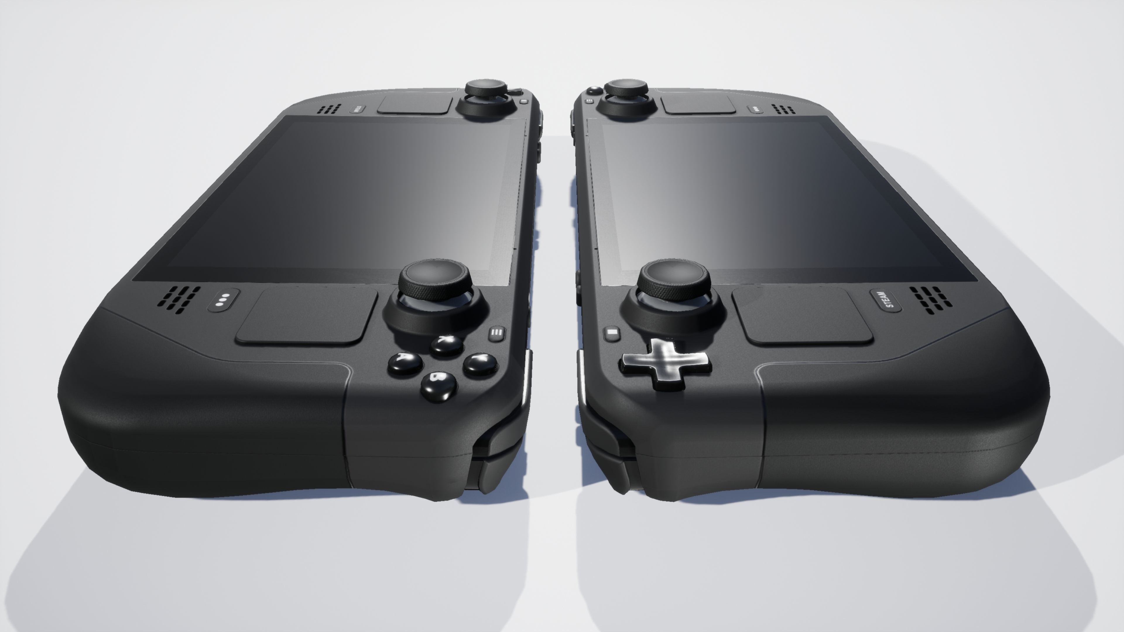 Steam Deck Low-poly 3D model_3