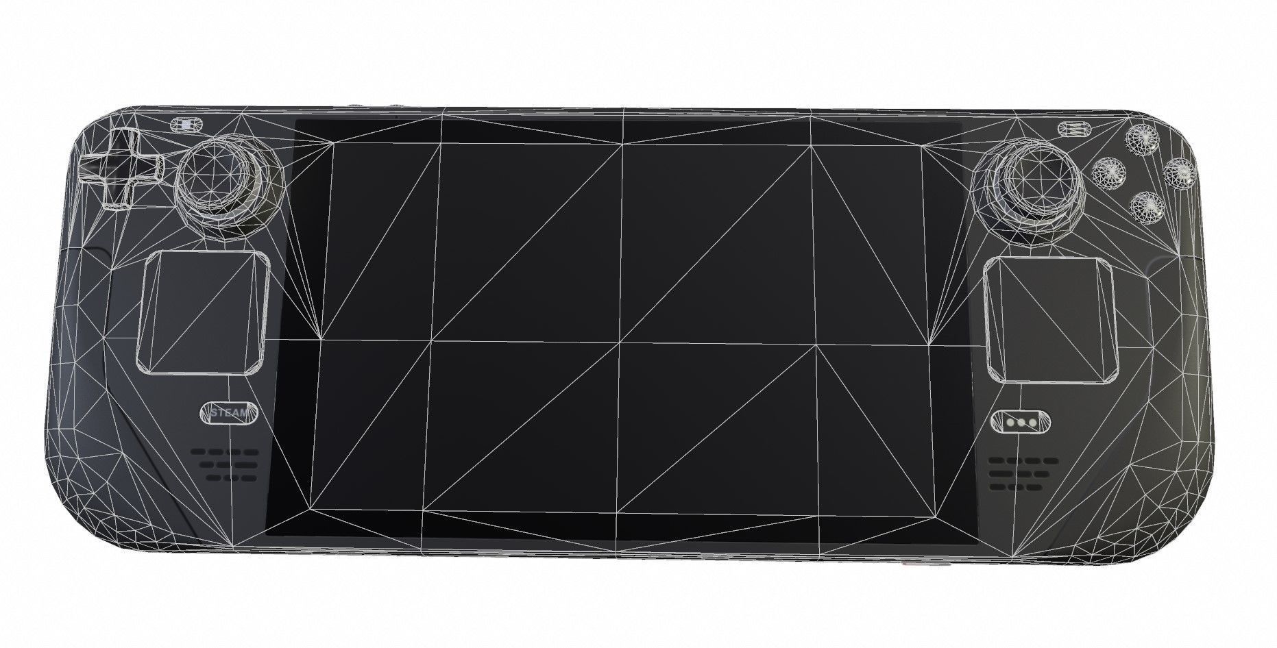 Steam Deck Low-poly 3D model_10