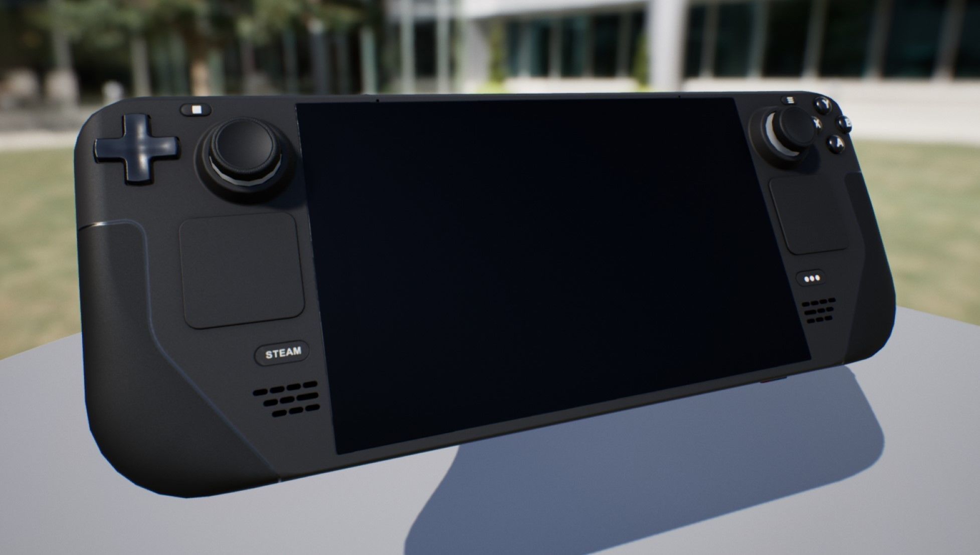 Steam Deck Low-poly 3D model_8