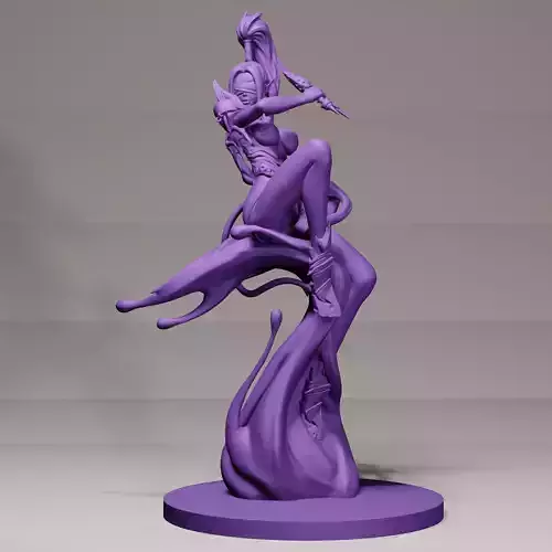 Spirit Seductress b 75mm printable gaming miniature