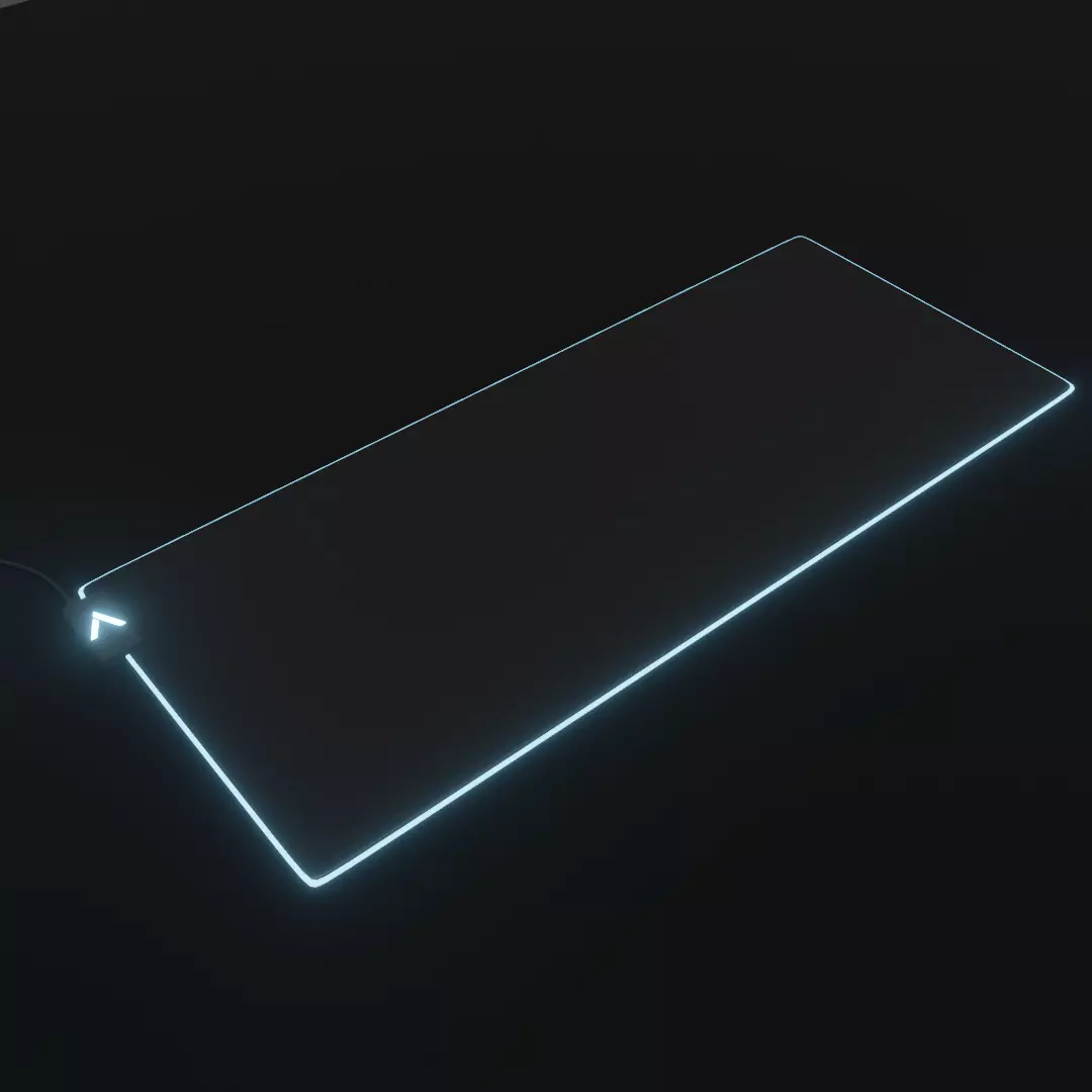 XL Gaming LED Mouse Pad 3D model_0