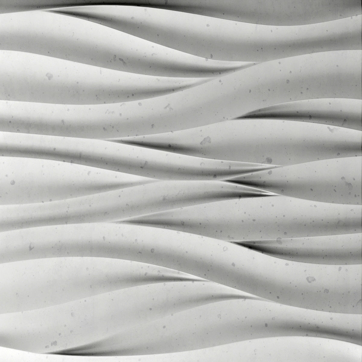 3d panel wave 3D model_3