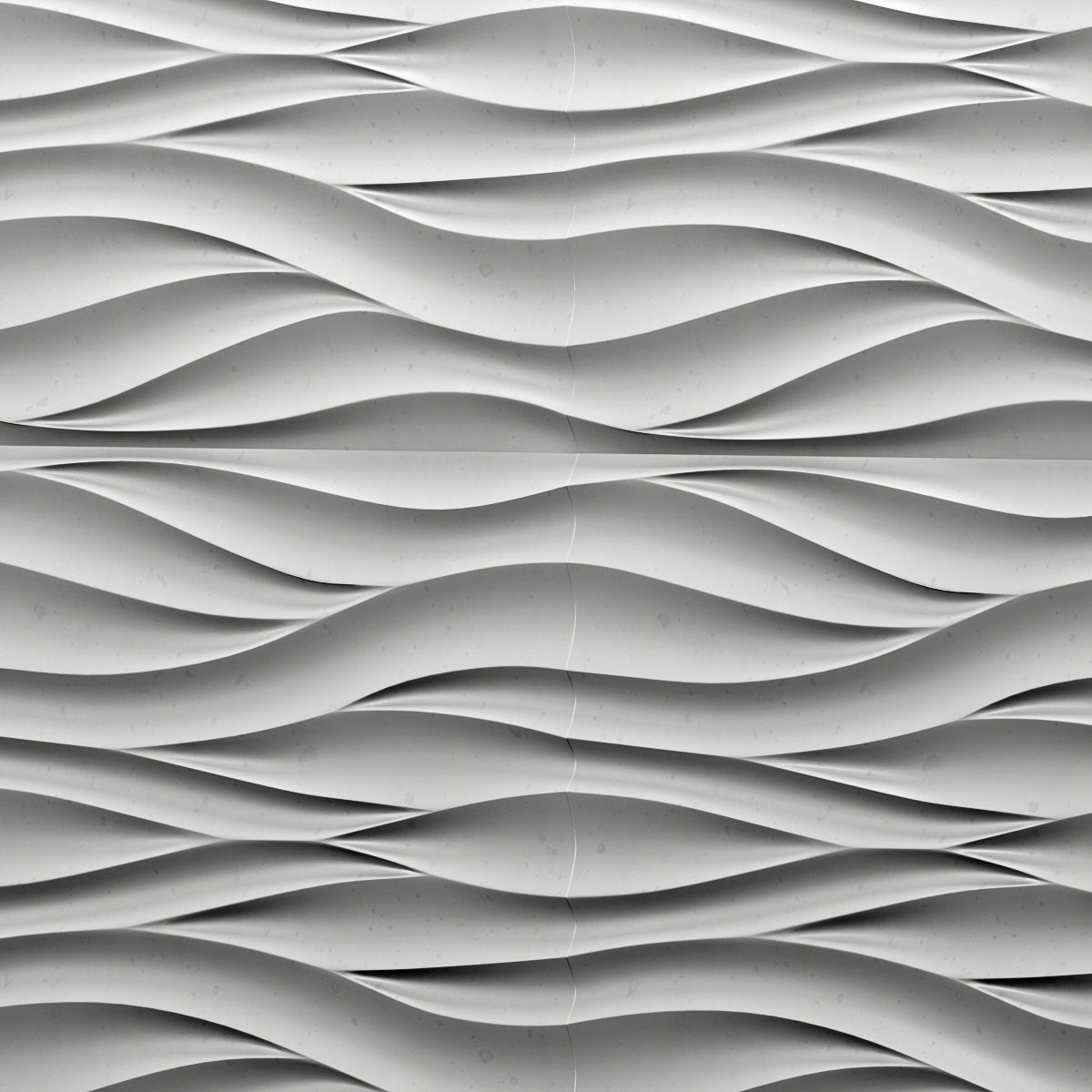 3d panel wave 3D model_2