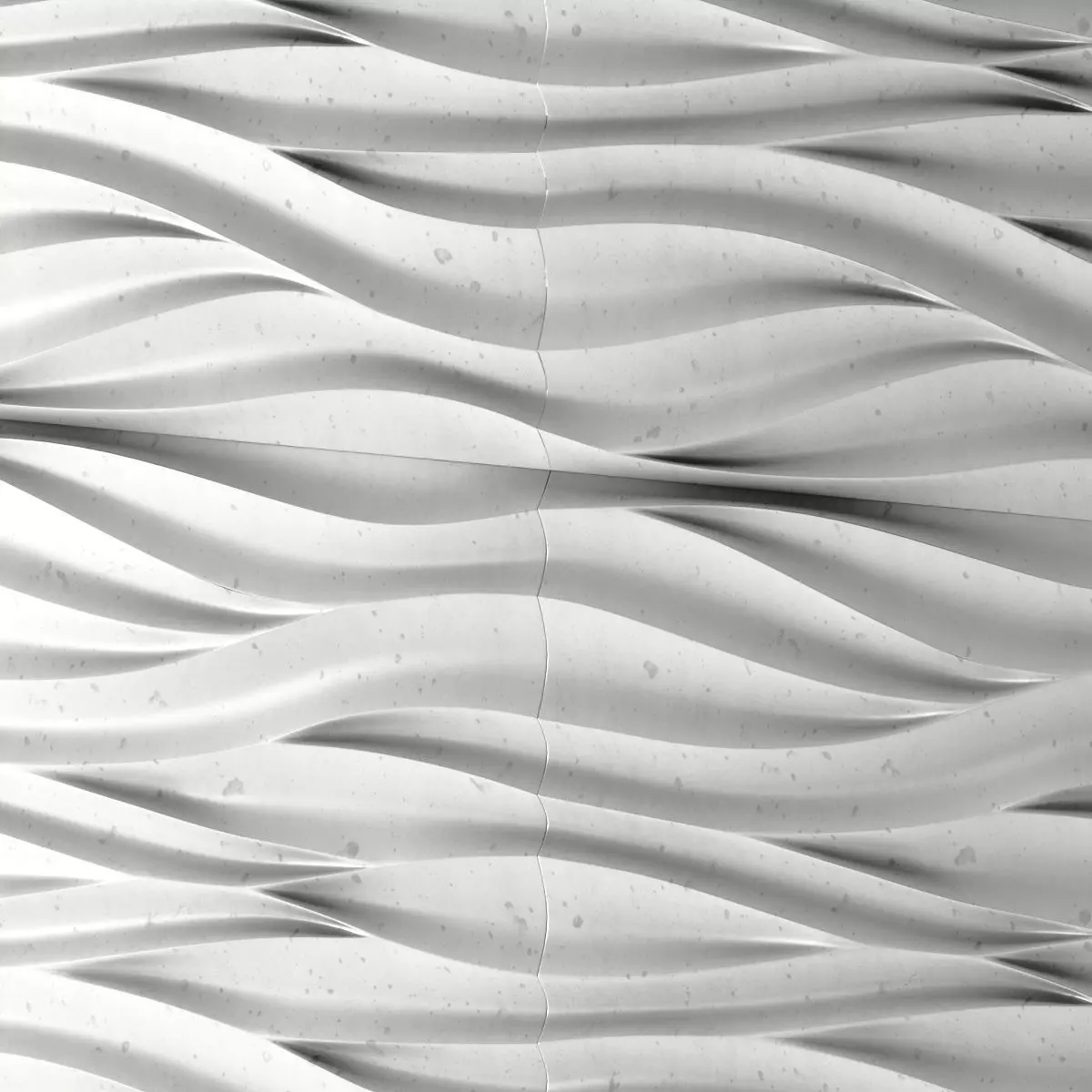 3d panel wave 3D model_0