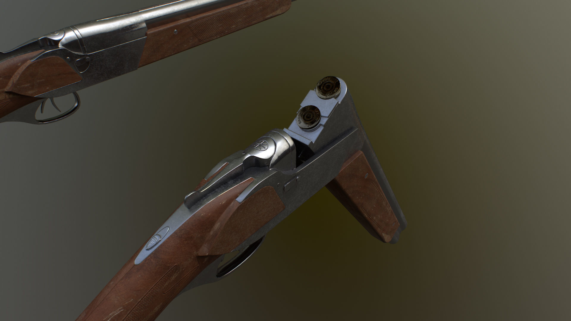 Modular TOZ-34 Low-poly 3D model_4
