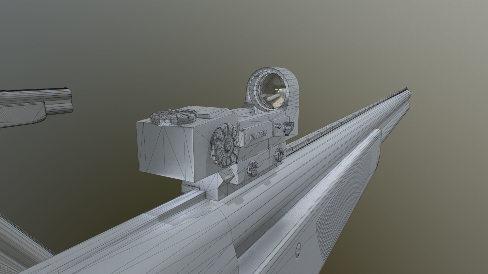 Modular TOZ-34 Low-poly 3D model_9