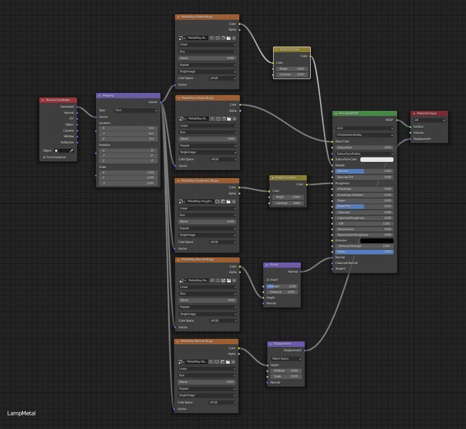 Lantern lamp post with light Low-poly 3D model_5