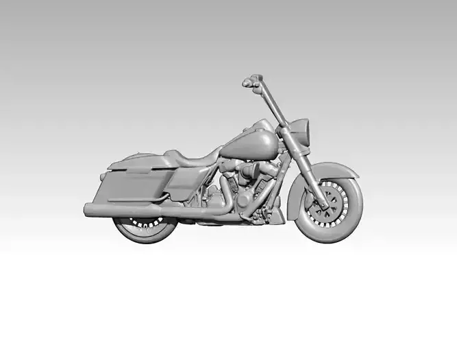 classic motorcycle relief 3 3D print model
