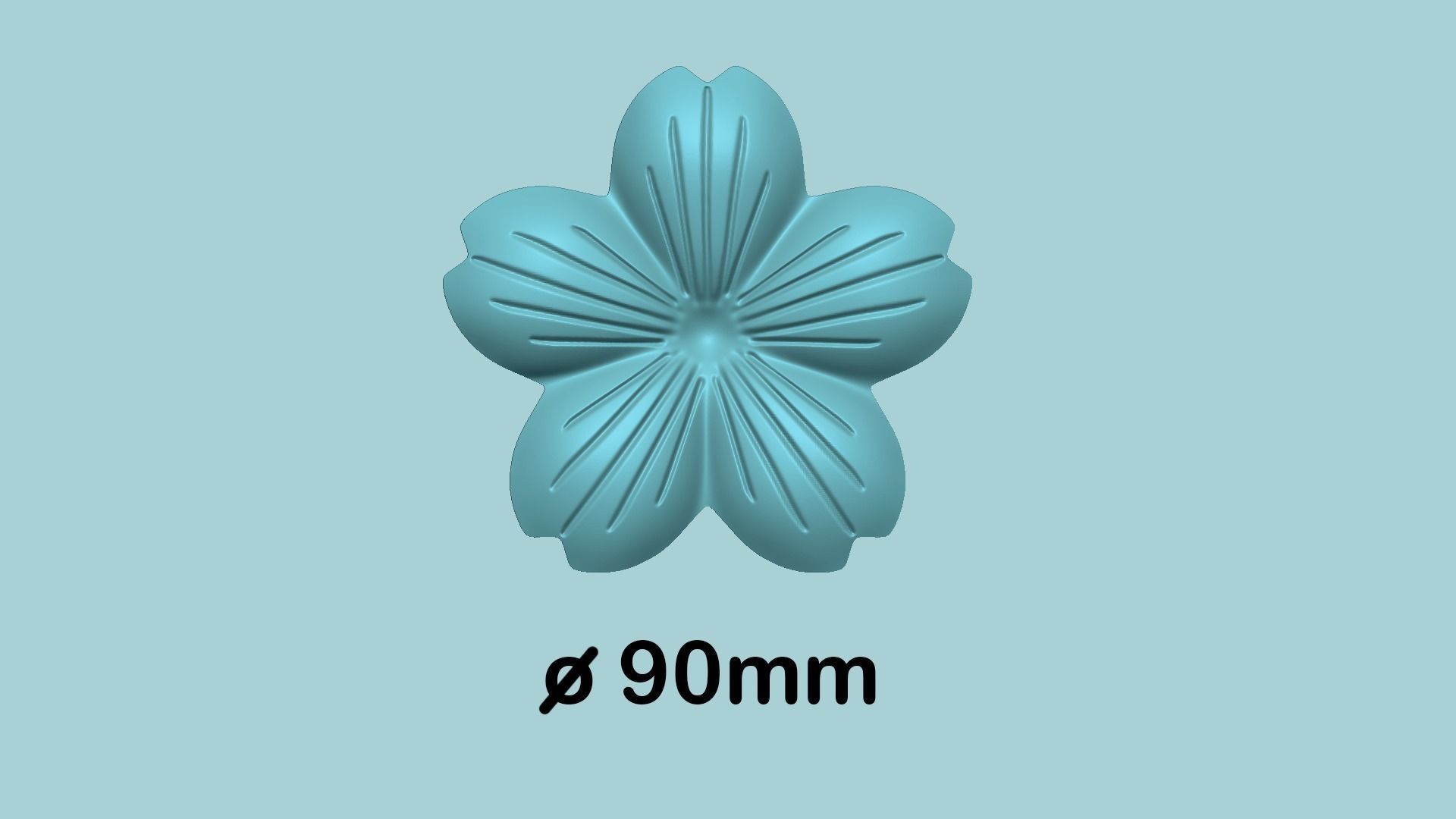 Cherry Blossom Flower - Molding Arrangement EVA Foam Craft 3D print model_19