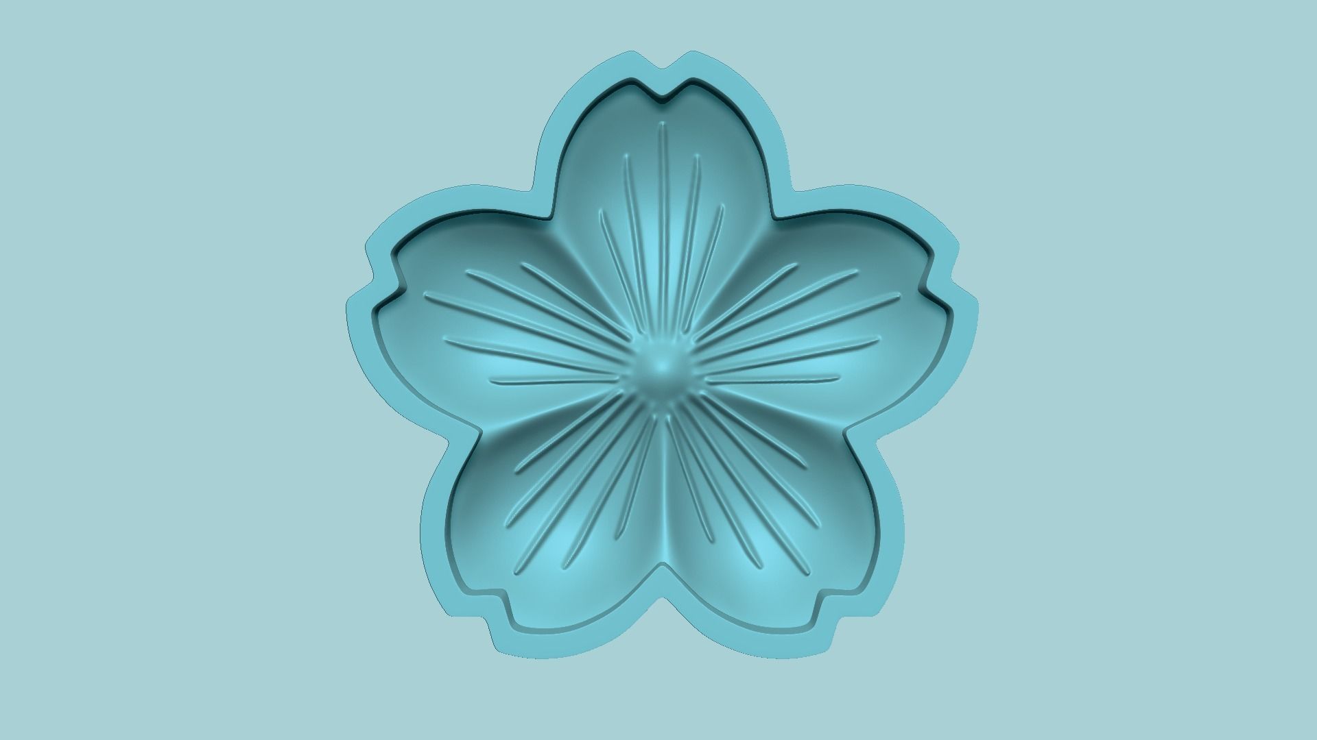 Cherry Blossom Flower - Molding Arrangement EVA Foam Craft 3D print model_5