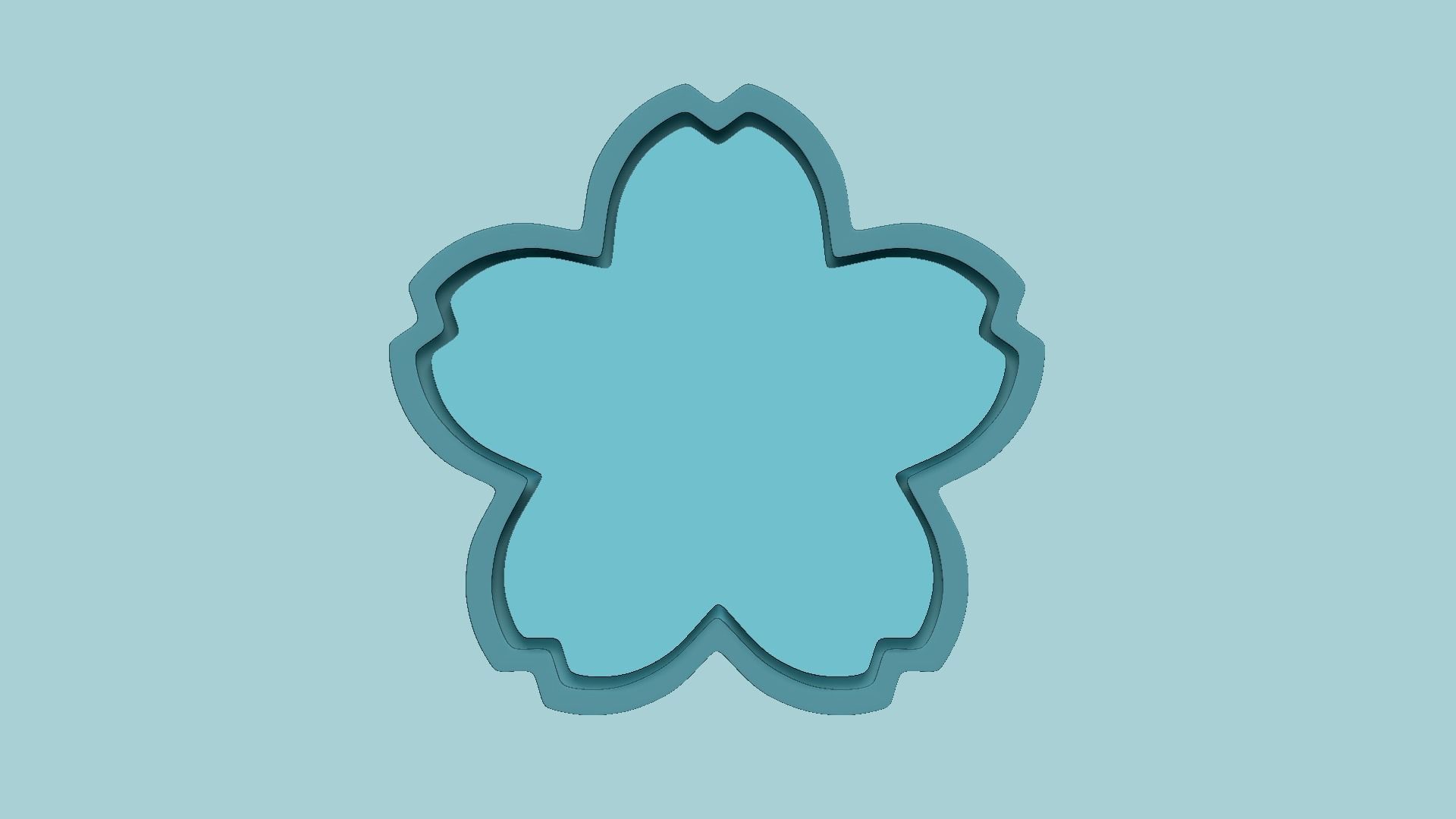 Cherry Blossom Flower - Molding Arrangement EVA Foam Craft 3D print model_9