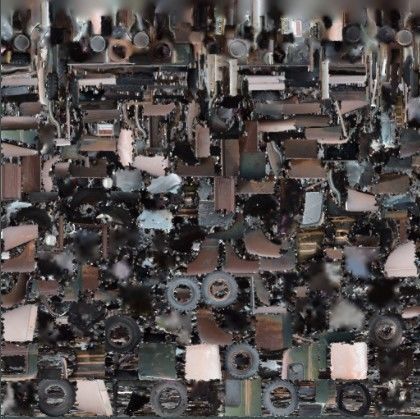 Rusted 1957 Chevrolet Truck 3D scan Low-poly 3D model_4