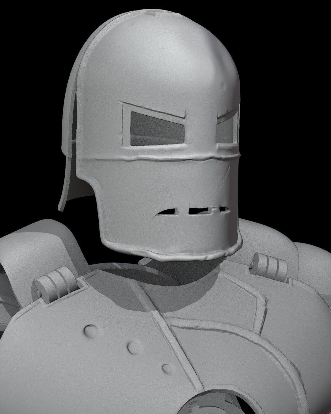 Iron Man Mark 1 Full Armor 3D print model_6